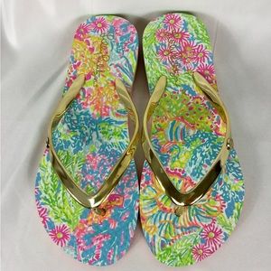 Lilly Pulitzer Flip Flop Sandals